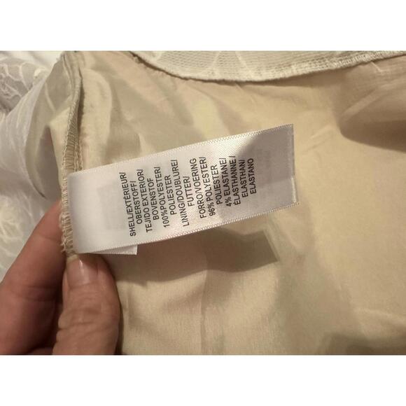 NWOT Adrianna Papell‎ (Anthropology) Bonded Mesh High Low Dress Sz 6 - Picture 3 of 11